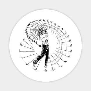 Stroboscopic Golf Swing Magnet